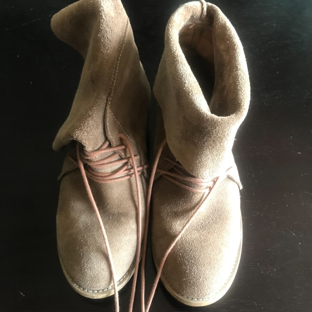 Steve Madden Suede Tie Booties